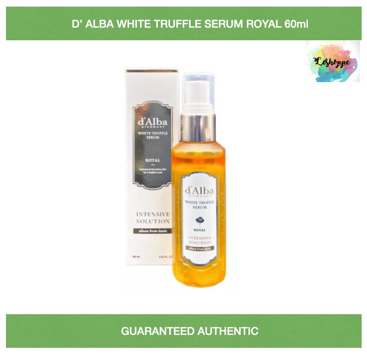 D`ALBA WHITE TRUFFLE SERUM ROYAL 60ml