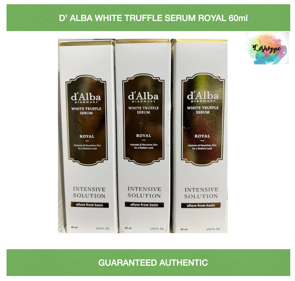 D`ALBA WHITE TRUFFLE SERUM ROYAL 60ml