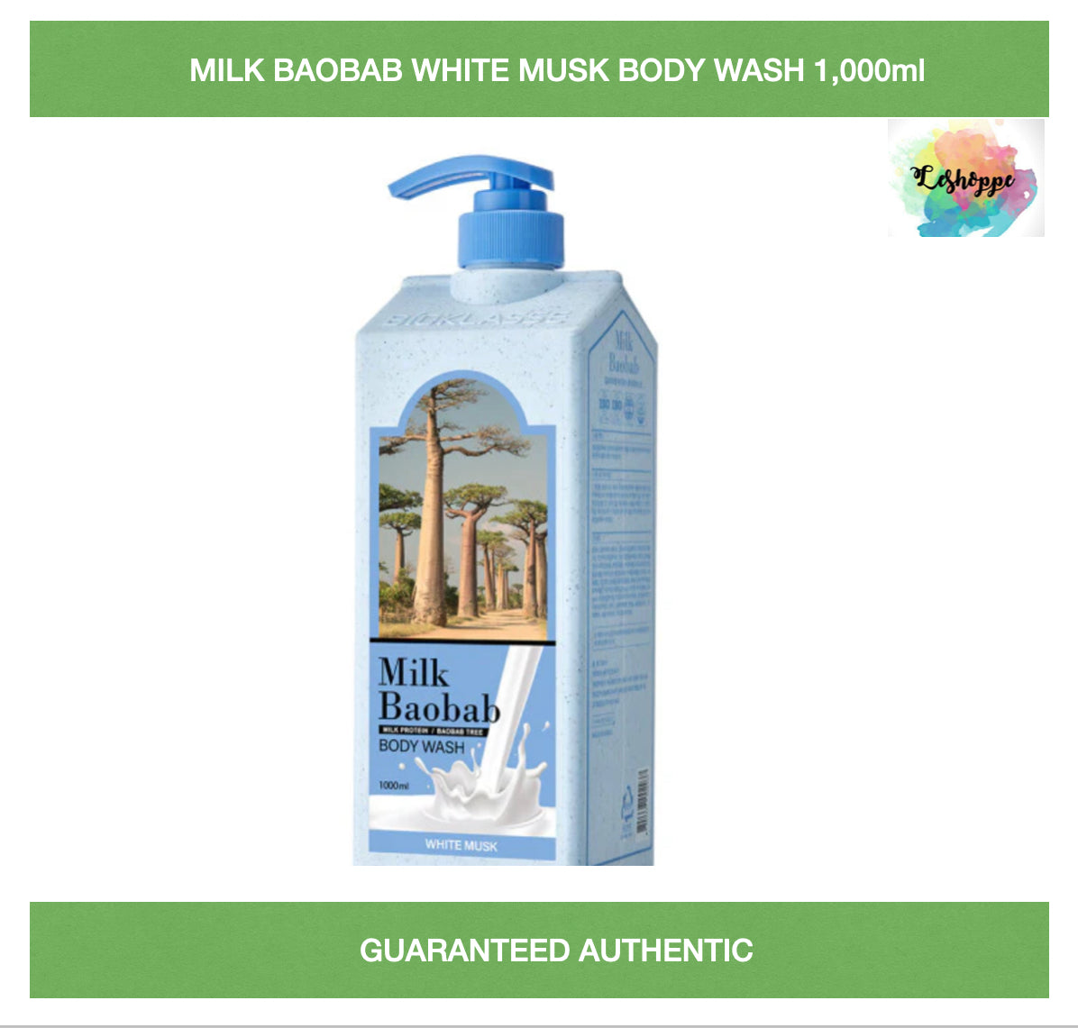 Milk Baobab Body Wash - White Musk 1,000ml