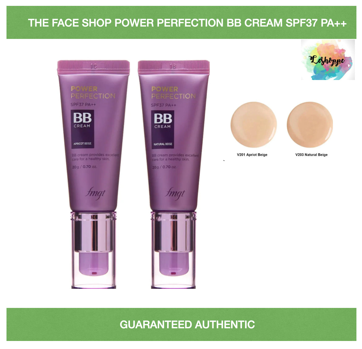 The Face Shop Power Perfection BB Cream SPF37 PA+++ 20g (travel size)